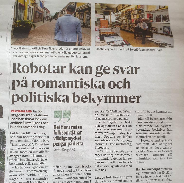 This Is Real AI in Västmanlands Länstidning